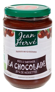 Jean Hervé Pâte à tartiner chocolade bio 750g - 7053